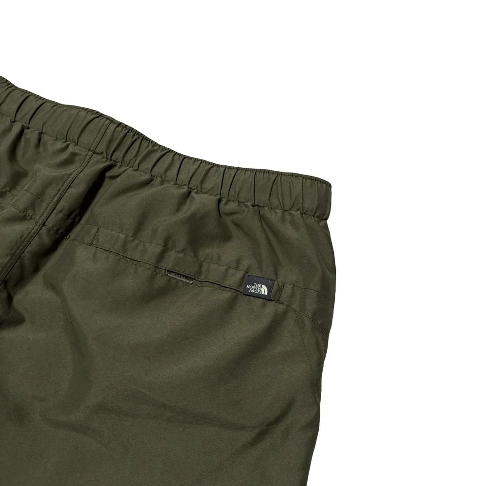 The North Face Men's Hiking Shorts Green Integrated Belt Outdoor Trail Sz L 36x8